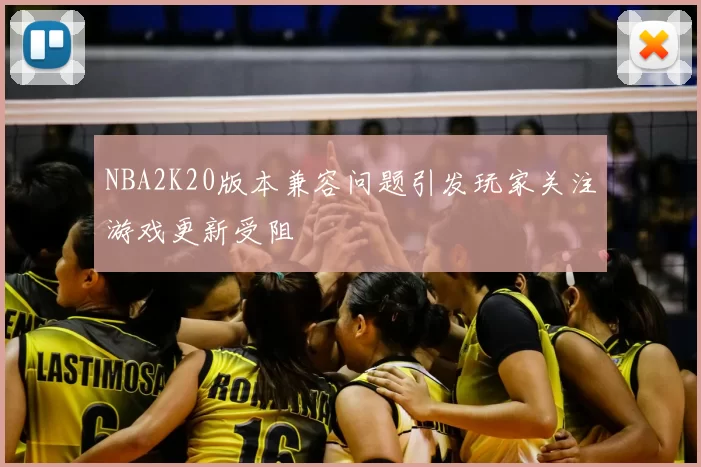 NBA2K20版本兼容问题引发玩家关注游戏更新受阻